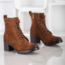 VINCEZA stivali scamosciati marrone 1