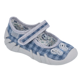 Scarpe per bambini Befado 109P188 blu grigio 1