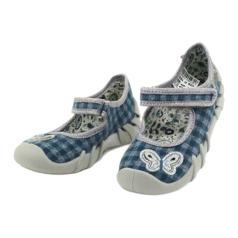 Scarpe per bambini Befado 109P188 blu grigio 3