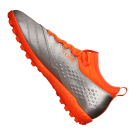Scarpe da calcio Puma One 3 Lth Tt M 104745-01 verde, arancione, grigio/argento argento 1