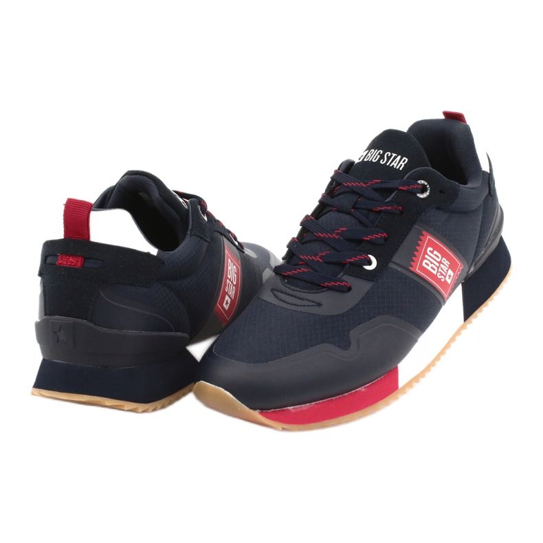 Scarpe Sportive Big Star GG174182 Marine bianco rosso blu navy 3
