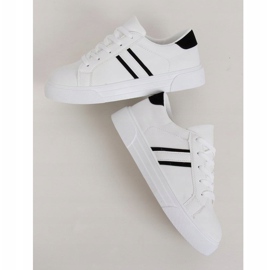 Sneakers da donna bianche CC-20 Black bianca nero 1