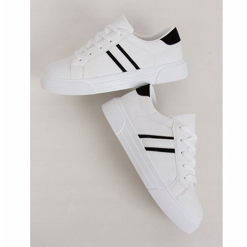 Sneakers da donna bianche CC-20 Black bianco nero 1