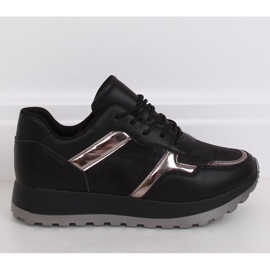Scarpe sportive da donna nere 2019-447 nere nero 1