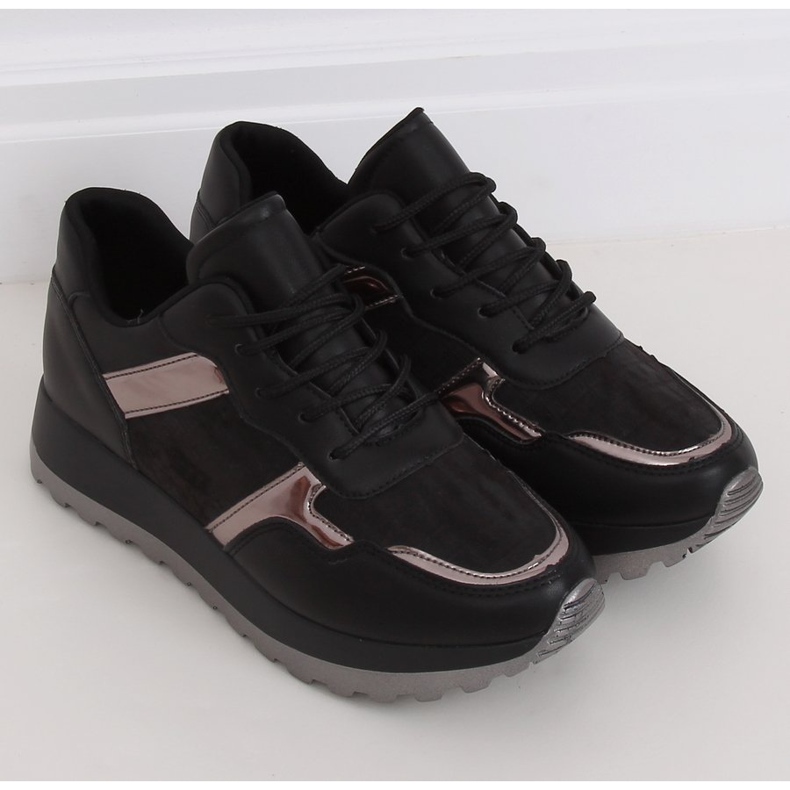 Scarpe sportive da donna nere 2019-447 nere nero 2