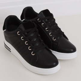 Black R78 Sneakers nere su zeppa nascosta nero 1