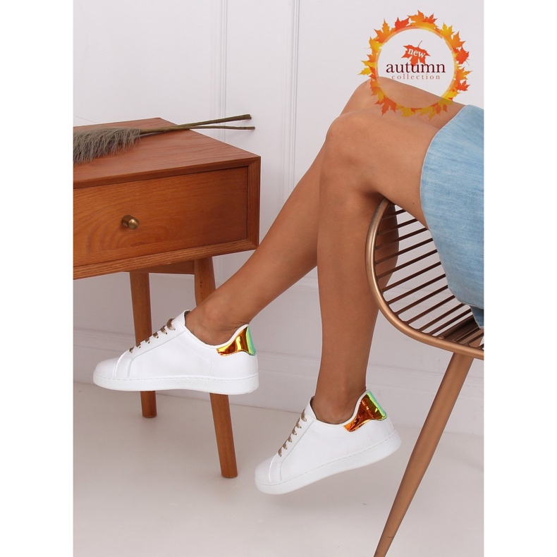 Sneakers da donna bianche 5G-2 Gold bianca 1