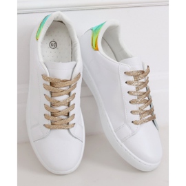 Sneakers da donna bianche 5G-2 Gold bianca 2