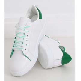 Sneakers da donna bianche 5G-2 Verdi bianca verde 1