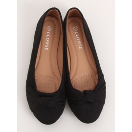 Ballerine nere da donna 8F62 Black nero 1