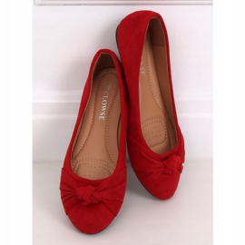Ballerine da donna rosse 8F62 Red rosso 1
