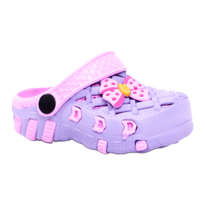 NEWS Pantofole per bambini Foam Crocs Violet Bow Susan viola rosa 3
