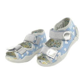 Scarpe per bambini Befado 242P101 blu argento 2