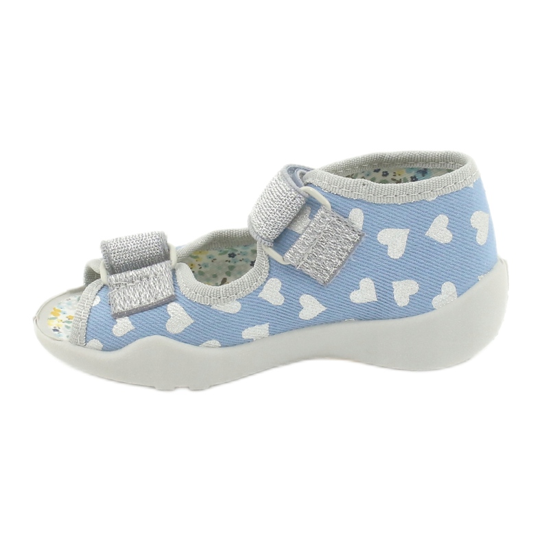 Scarpe per bambini Befado 242P101 blu d'argento 1