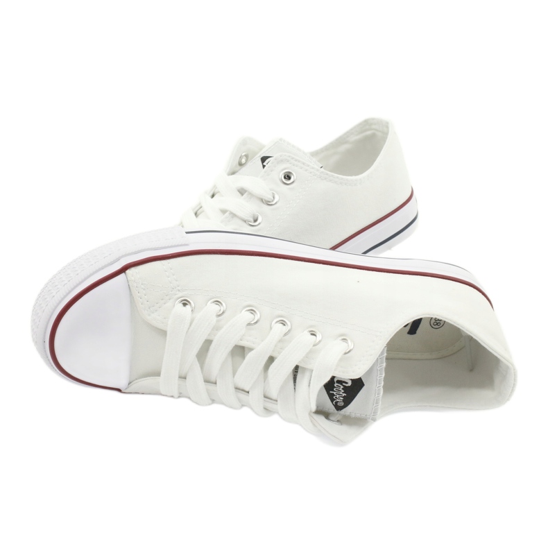 Carrelli bianchi Lee Cooper legati bianca 4