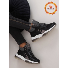 Stivaletti neri 2000-C03 Nero 1