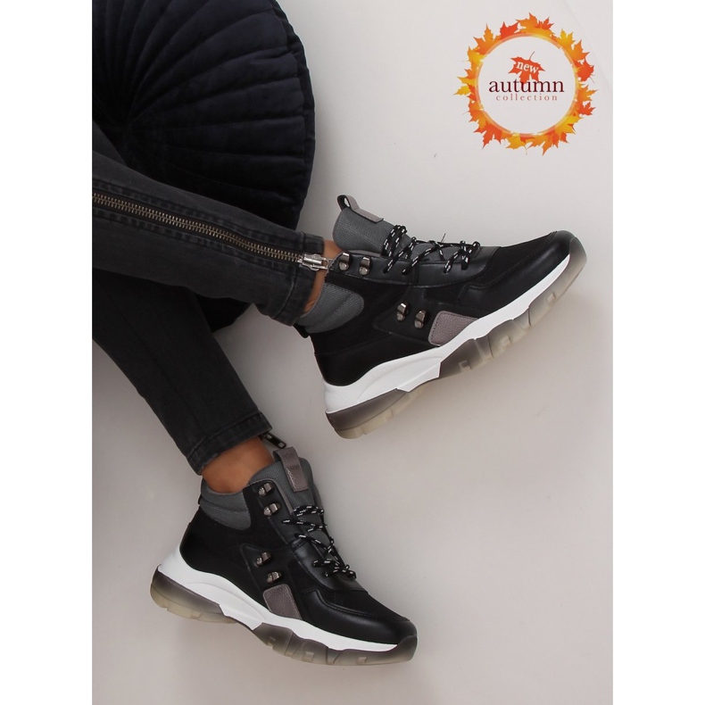 Stivaletti neri 2000-C03 Nero 1