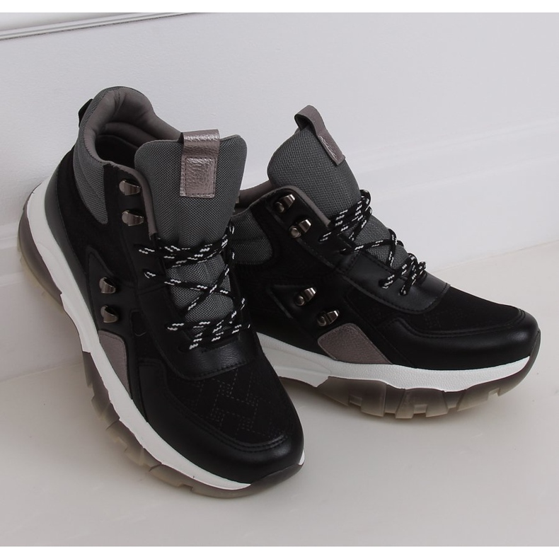 Stivaletti neri 2000-C03 Nero 2