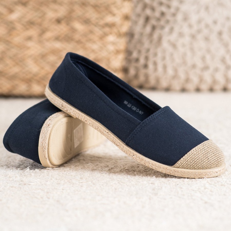 Espadrillas blu navy alla moda 1