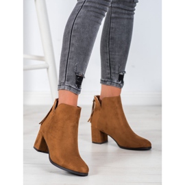 VINCEZA Stivali con Cerniera marrone 1