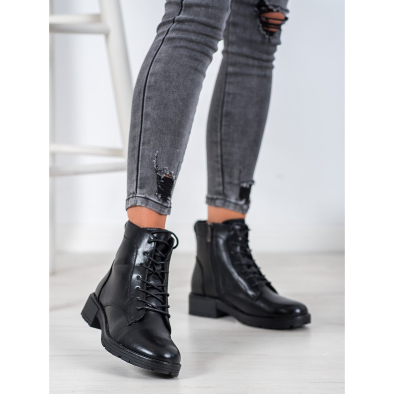 Eleganti VINCEZA Trappers nero 2