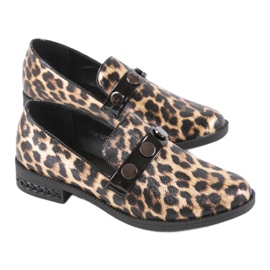 Scarpe da donna marroni C18-6257 marrone nero 1