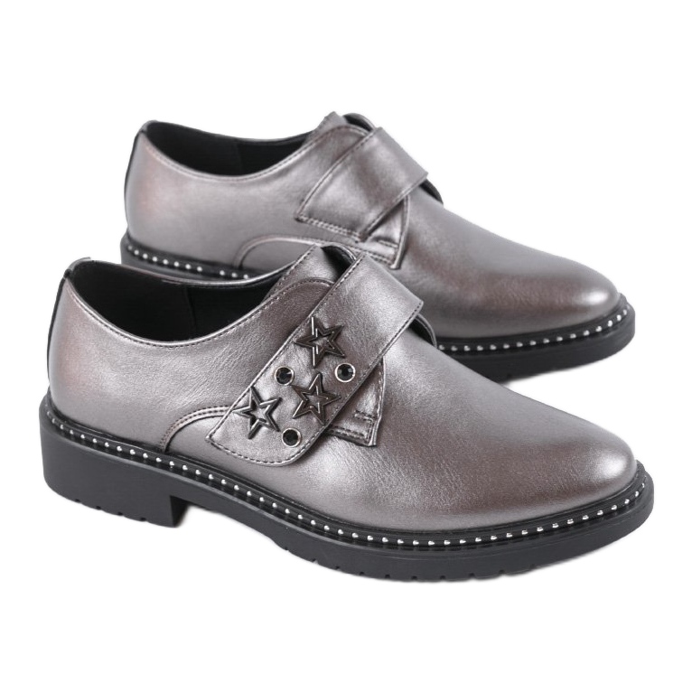 Scarpe da donna grigie C18-6391 grigio 1