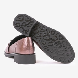 Scarpe slip-on da donna marrone C18-6292 multicolore 2