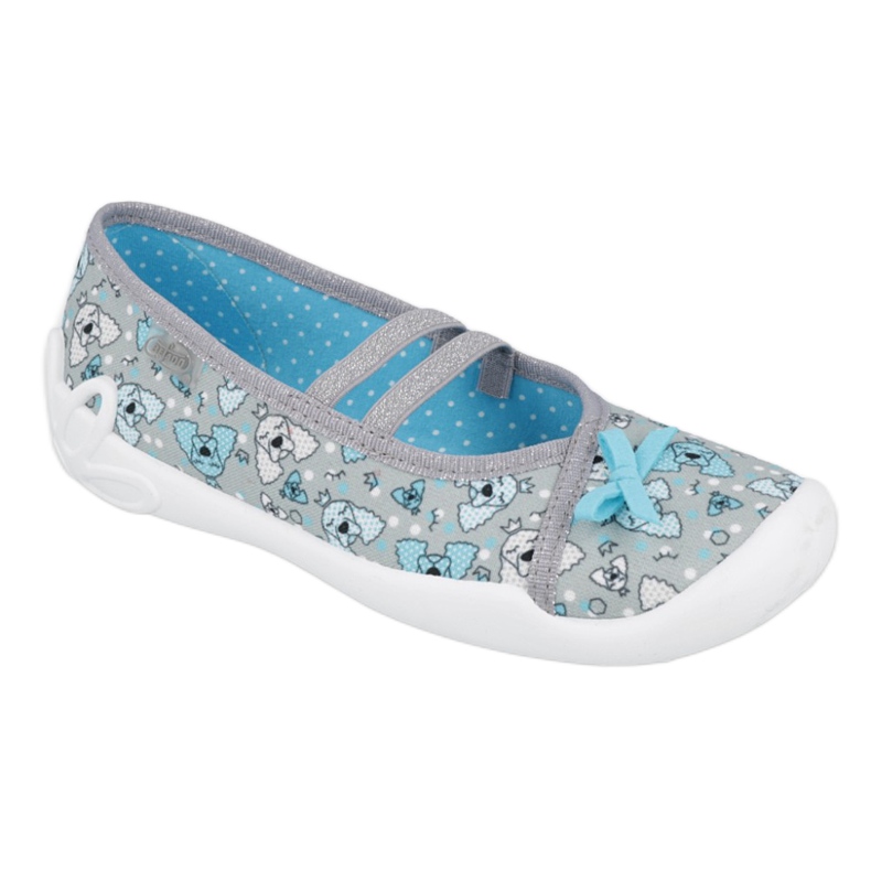 Scarpe per bambini Befado 116Y274 blu grigio 1