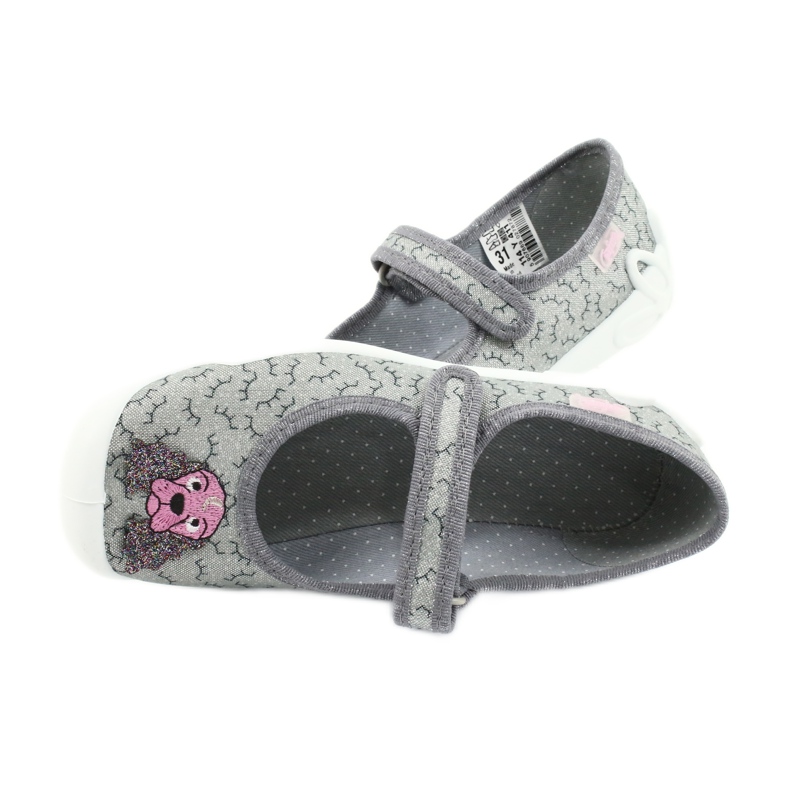 Scarpe per bambini Befado 114Y411 grigio 5