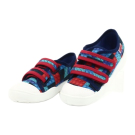 Scarpe per bambini Befado 907P114 rosso blu navy blu multicolore 3