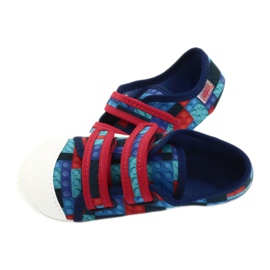 Scarpe per bambini Befado 907P114 rosso blu navy blu multicolore 5