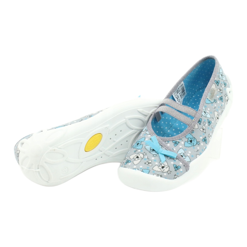 Scarpe per bambini Befado 116Y274 blu grigio 4