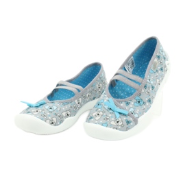 Scarpe per bambini Befado 116Y274 blu grigio 3