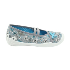 Scarpe per bambini Befado 116Y274 blu grigio 1