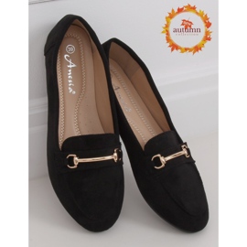 Mocassini da donna neri 88-385 Black nero 1
