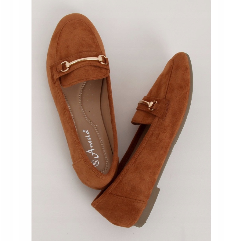 Mocassini donna cammello 88-385 Camel marrone 1