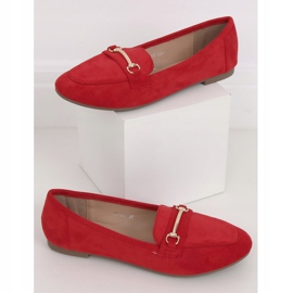 Mocassini da donna rossi 88-385 Red rosso 1
