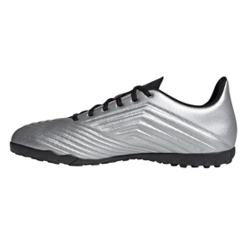 Scarpe da calcio Adidas Predator 19.4 Tf M F35634 argento 1