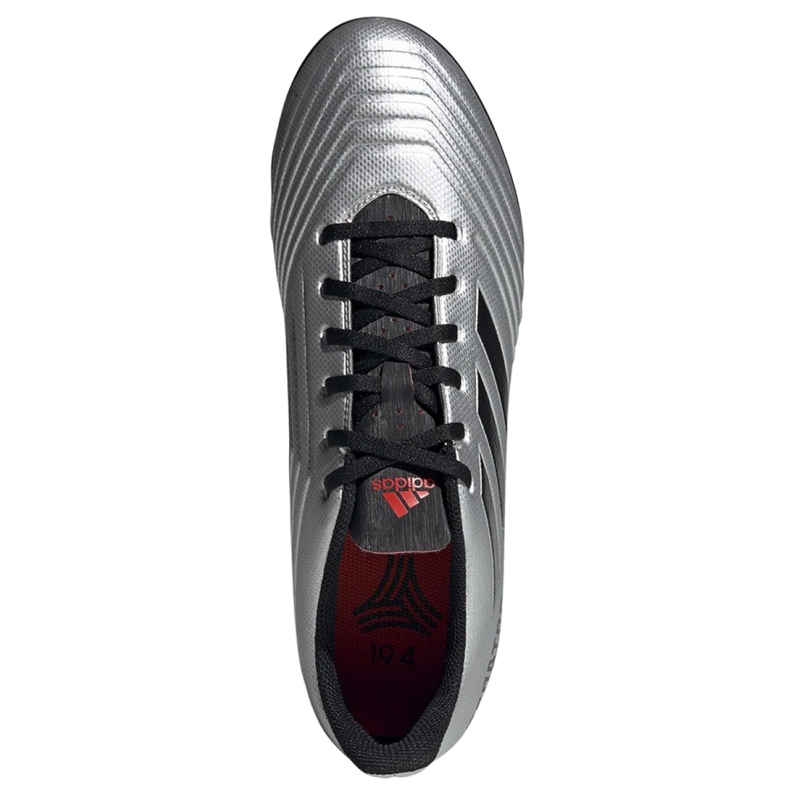 Scarpe da calcio Adidas Predator 19.4 Tf M F35634 argento 2