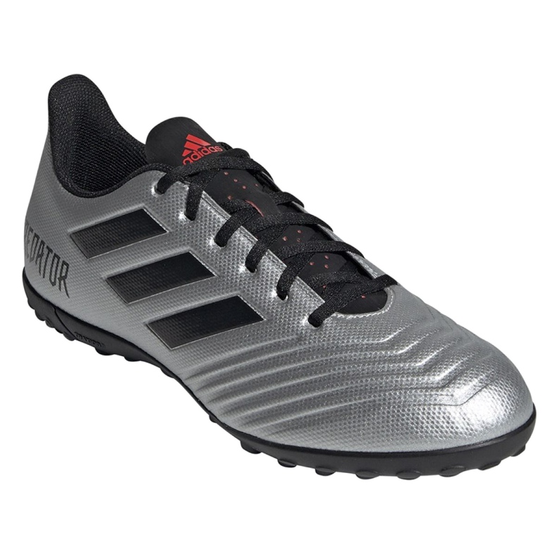 Scarpe da calcio Adidas Predator 19.4 Tf M F35634 d'argento 3
