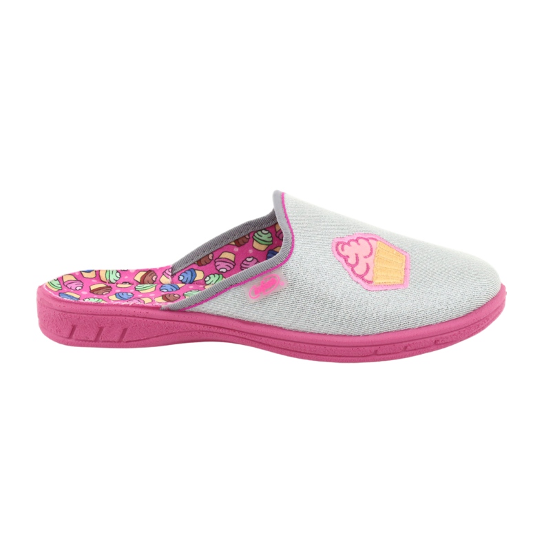 Scarpe per bambini colorate Befado 707Y407 rosa grigio 6