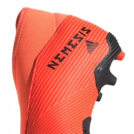 Scarpe da calcio Adidas Nemeziz 19.3 Ll Fg Jr EH0488 rosso arancia 1