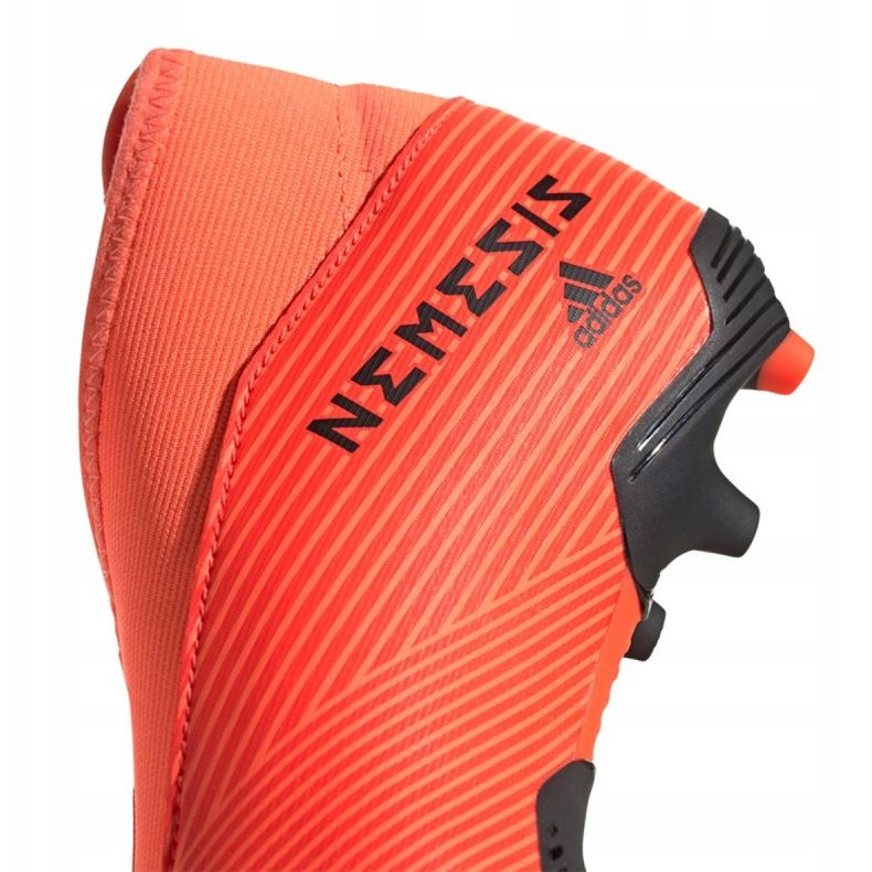 Scarpe da calcio Adidas Nemeziz 19.3 Ll Fg Jr EH0488 rosso arancia 1