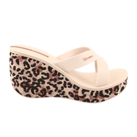 Ipanema 82856 ciabatte con zeppa da donna marrone multicolore 5