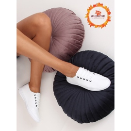Sneakers da donna bianche e nere 6165 Black bianca nero 1