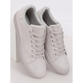 Sneakers da donna in camoscio grigio grigio 6301 2