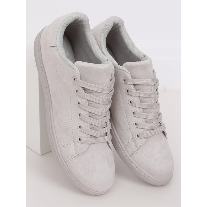 Sneakers da donna in camoscio grigio grigio 6301 2