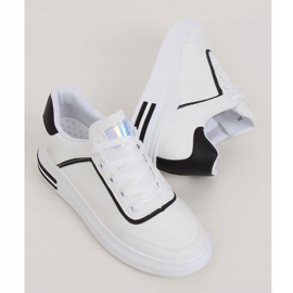 Sneakers da donna bianche 1239-Y Black bianco nero 1