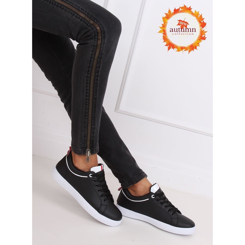 Sneakers da donna nere B0-501 Black nero 1